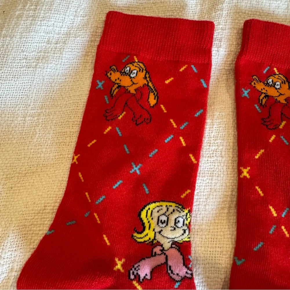 Grinch Meal McDonald’s Socks Red OS Holiday‎ Christmas Festive Collectable